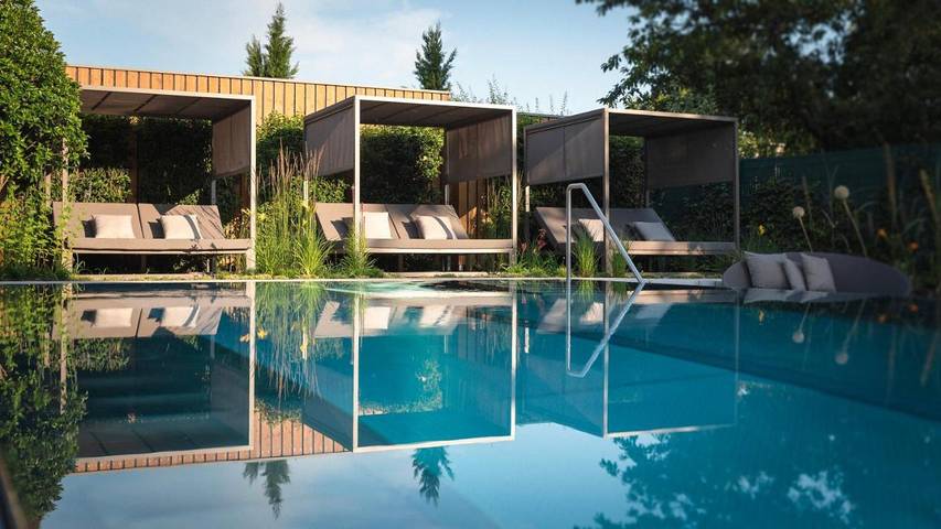 Hôtel pour 3 personnes, avec jardin et piscine ainsi que jacuzzi et sauna à Obernai
