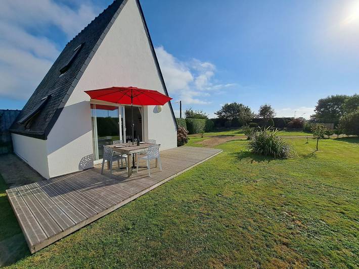 Maison de vacances pour 3 personnes, avec sauna et terrasse en Bretagne