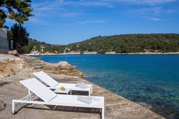 Luxury Seafront Villa Diora Brac with Heated Pool in Selca, Brac