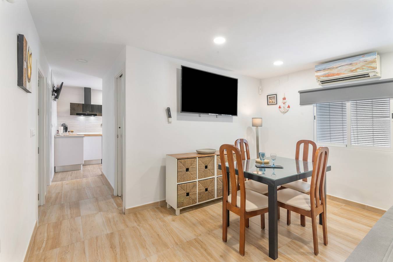 Appartement entier, Appartement "Encanto Costero" avec terrasse privée, Wi-Fi et climatisation in Ayamonte, Costa de la Luz
