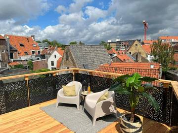 Gîte pour 3 personnes, avec terrasse et vue à Goes