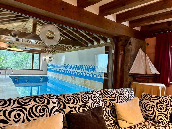 Chalet para 15 personas, con piscina además de vistas y jardín en Comarca de Sepúlveda - 3