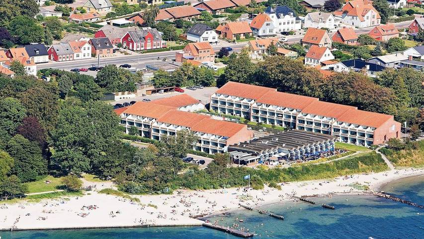 Ferienwohnung für 4 Personen, mit Pool und Terrasse sowie Ausblick und Sauna auf Fünen