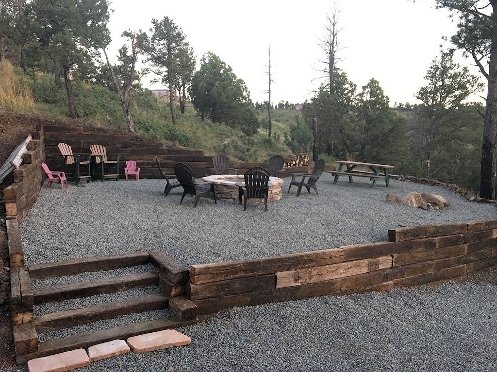 Spektakuläre Panoramablick von diesem majestätischen 3 Hektar großen Luxuschalet Rückzug in Alto, Lincoln County (NM)