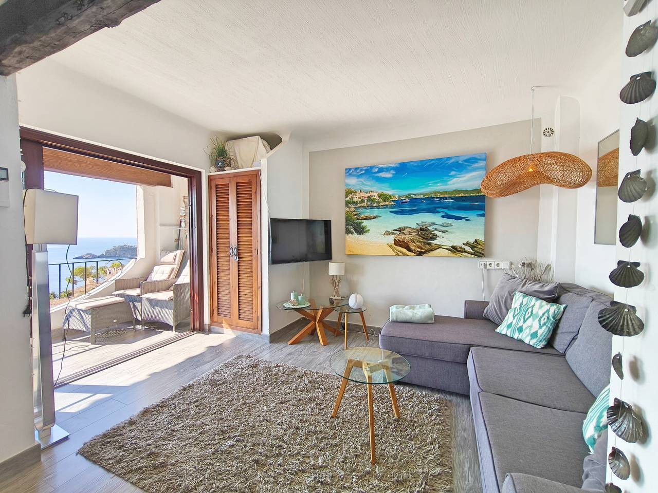 Ganze Wohnung, A3671 Meerblick-Wohnung für 3 Personen in Cala Fornells in Cala Fornells, Calvià
