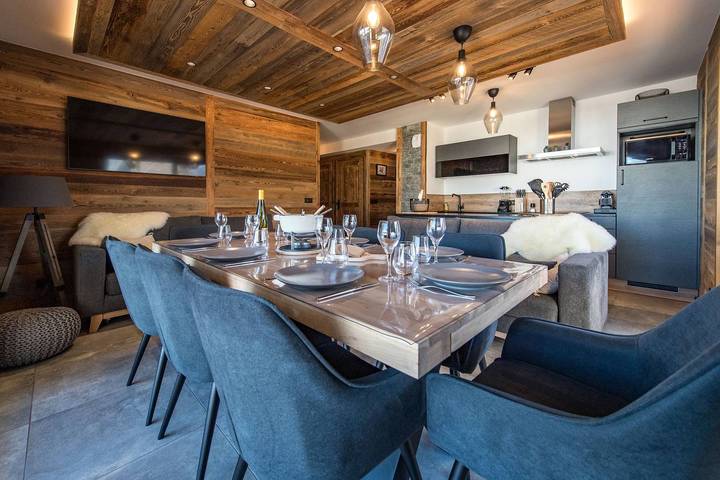 Gîte pour 8 personnes, avec balcon, adapté aux familles à Valmeinier - 3