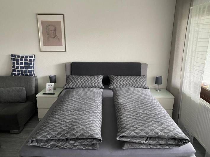 Ferienwohnung für 3 Personen, mit Balkon und Terrasse sowie Garten in Weil am Rhein