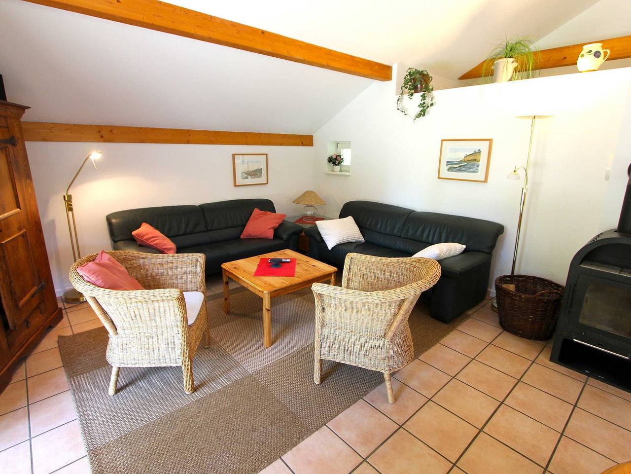 Ganze Ferienwohnung, >Haus am Wald Nr. 2< idyllisch ruhig im Naturschutzgebiet - >Haus am Wald 2 in Teßmannsdorf, Salzhaff