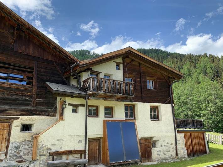 Hütte für 5 Personen, mit Garten und Balkon im Engadin - 3