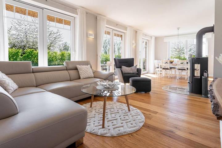 Ferienhaus für 6 Personen, mit Seeblick und Garten sowie Ausblick in Poseritz - 4