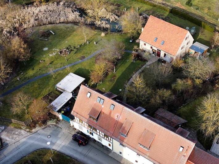 Ganze Wohnung, Ferienwohnungen im KulturGut Ulrichshalben - Falkennest in Oßmannstedt, Ilmtal-Weinstraße
