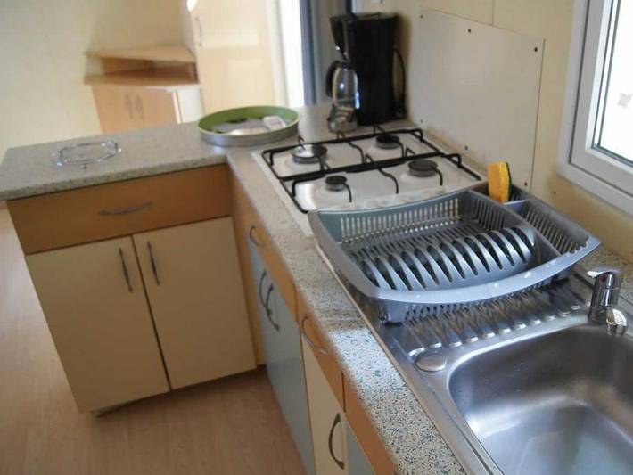 Camping La Source - Mobilheim 6 personen - Lüttich – 6 Personen – 2 Schlafzimmer – Klimaanlage in Sournia, Regionaler Naturpark Corbières-Fenouillèdes