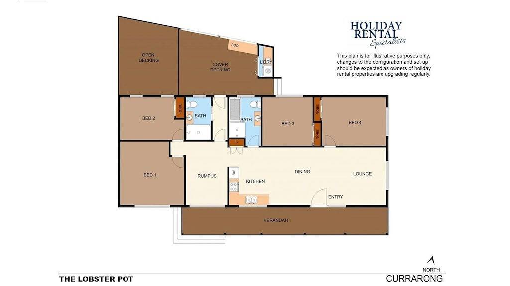 Der Lobster Pot - großartiger Essbereich im Freien in Currarong, Jervis Bay