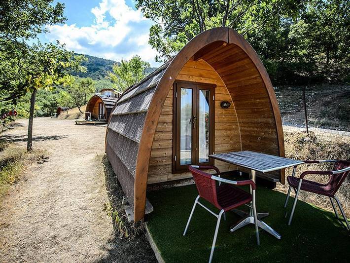 Camping de l'Aigle - Unterkunft 2 personen - Pod - 6m² (ohne Sanitäranlagen) in Aiguines, Brignoles Region