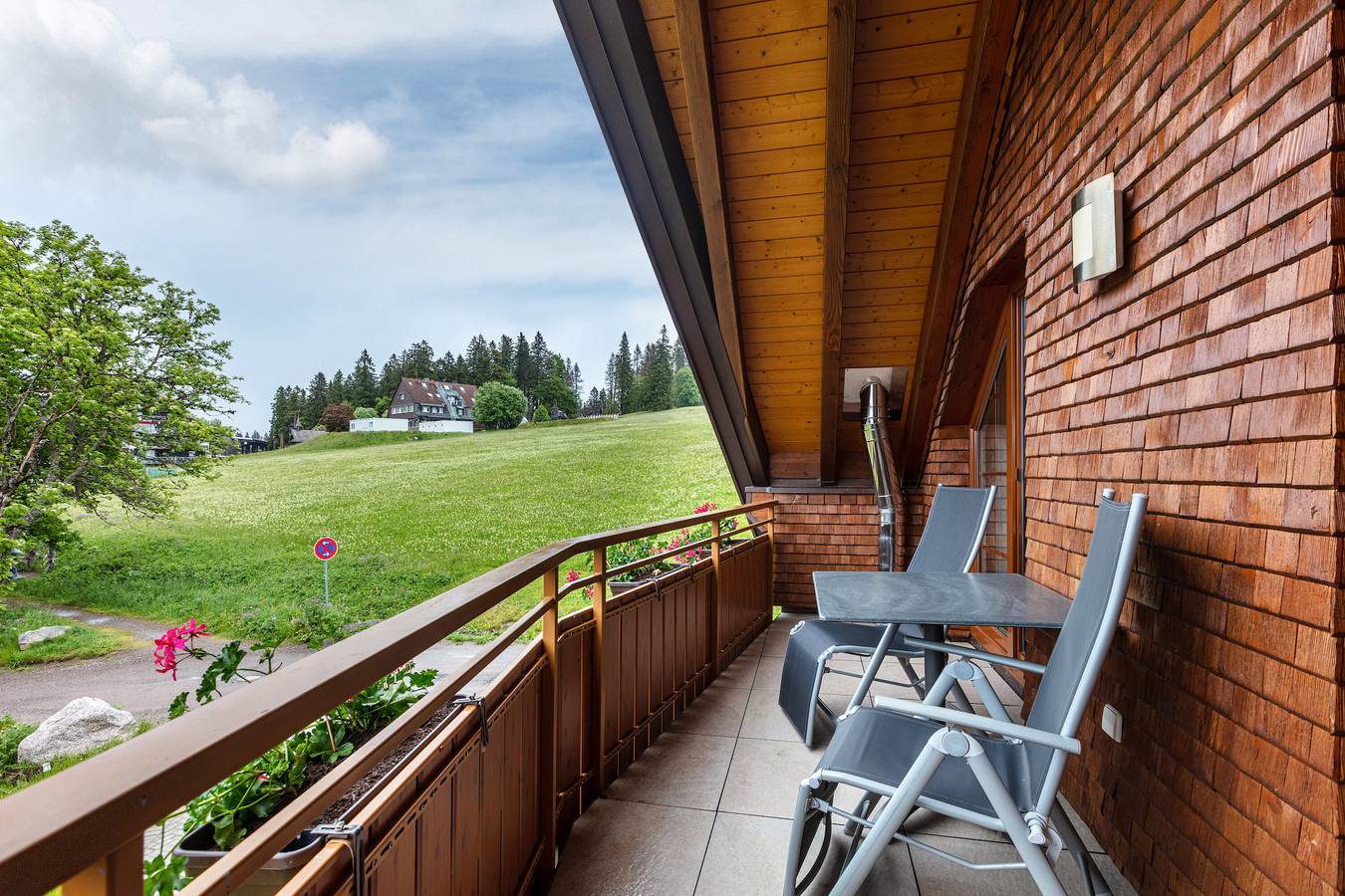 Ganze Wohnung, Ferienwohnung 'Typ B1, 50qm' mit Bergblick, Gemeinschaftsterrasse und Wi-Fi in Suedlicher Schwarzwald, Feldberg