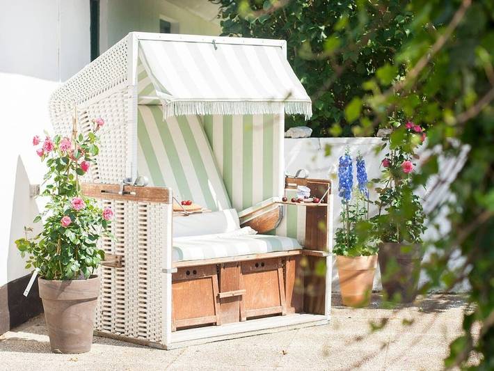 Ferienhaus für 6 Personen, mit Terrasse und Garten sowie Sauna in Braderup
