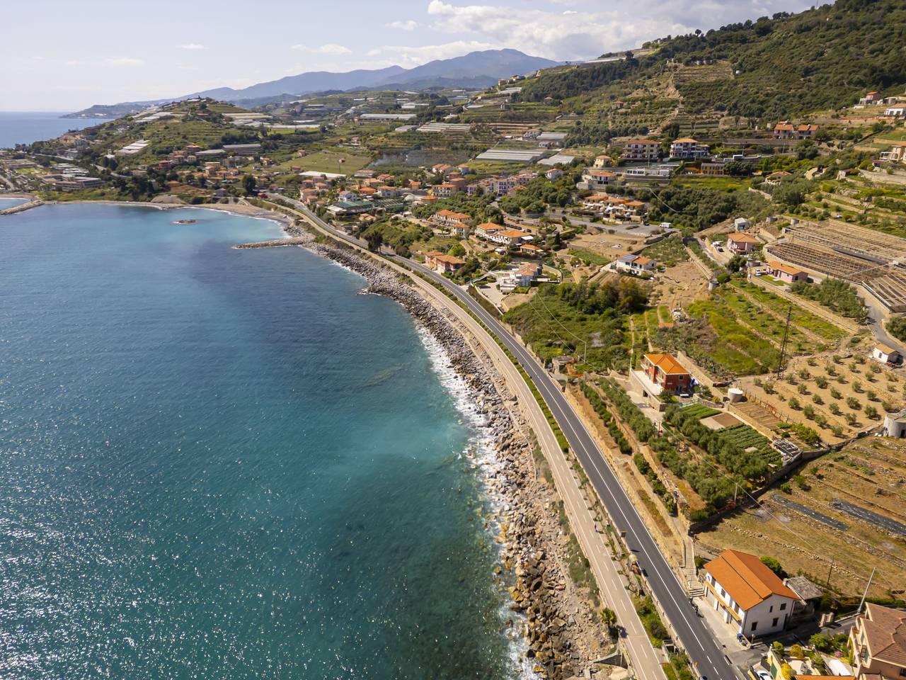 Villa Ricca - Grande Villa vista mare in Aregai, Cipressa