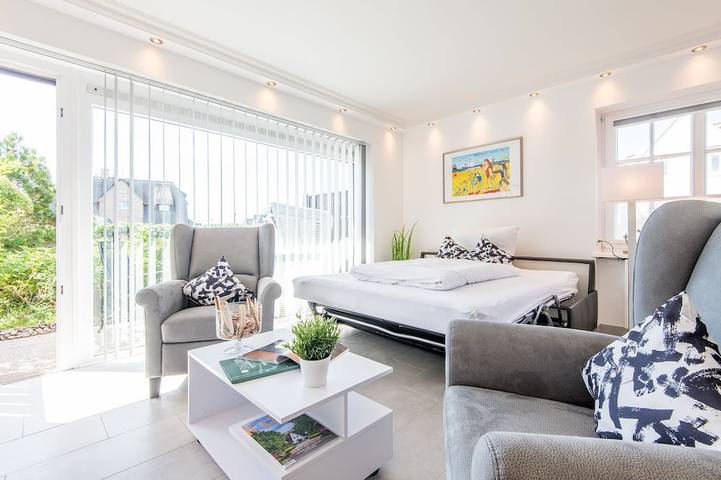 Ganze Wohnung, 2-Zimmer Ferienwohnung am Dorfteich mit ca. 50 m², für bis zu 3 Personen. in Nordfriesische Inseln (Schleswig-Holstein) (Schleswig-Holstein), Wenningstedt