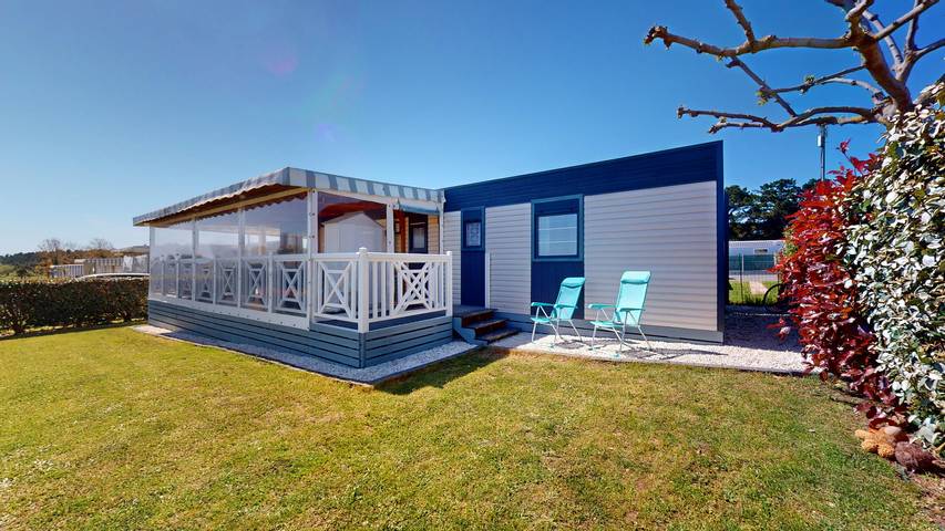 Mobil home pour 4 personnes, avec jardin et terrasse à Brem-sur-Mer - 2
