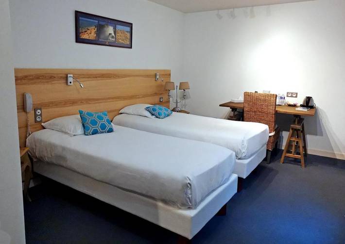 Hôtel pour 2 personnes, avec jardin ainsi que jacuzzi et sauna, animaux acceptés à Baud (mesure) - 3