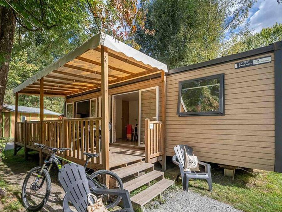Camping Le Colporteur - Ciela Village - Mobilheim 6 personen - Ciela Privilège - 3 Schlafzimmer - Grill in Le Bourg-d'Oisans, Nationalpark Écrins