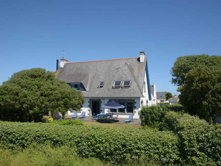 Location de vacances pour 8 personnes, avec jardin, animaux acceptés dans Plage de Grève Blanche (Guilvinec)