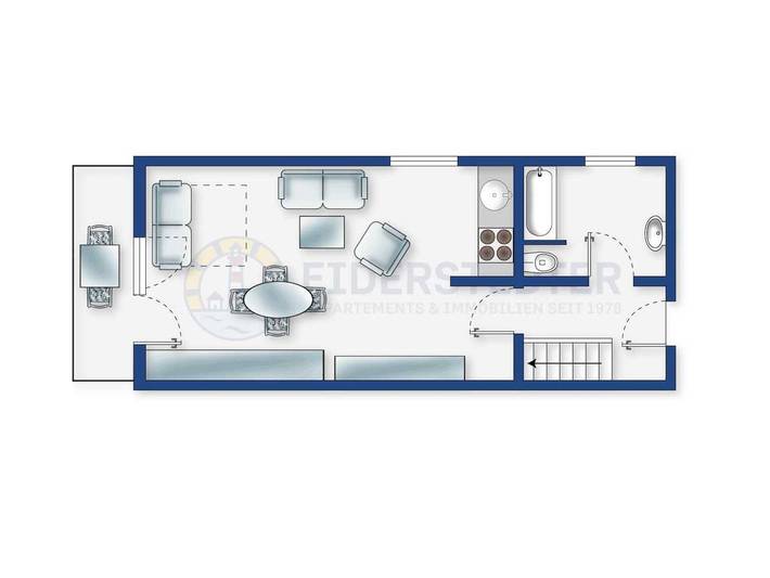 Ganze Ferienwohnung, Wohnung 5 in St. Peter-Ording, Eiderstedt