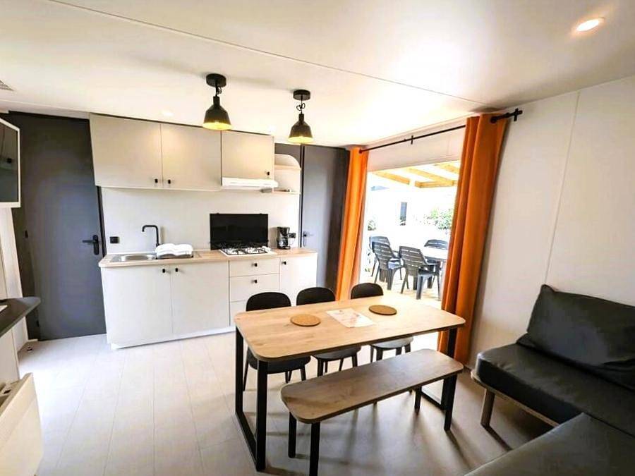 Camping Villa Campista - Mobilheim 6 personen - "Agora" 3 Zimmer in Saint-Hilaire-de-Riez, Vendée