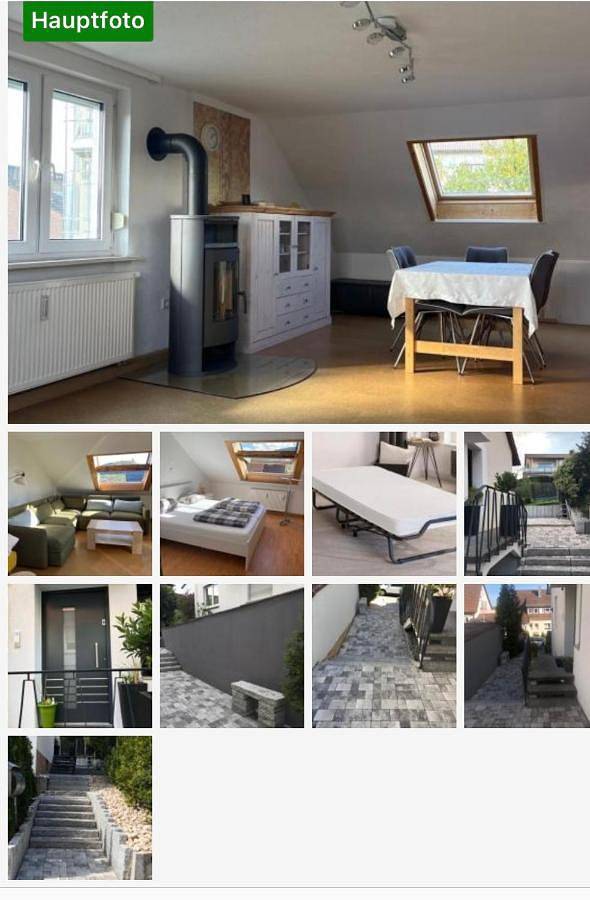 Gîte pour 4 personnes, avec vue à Oberstenfeld