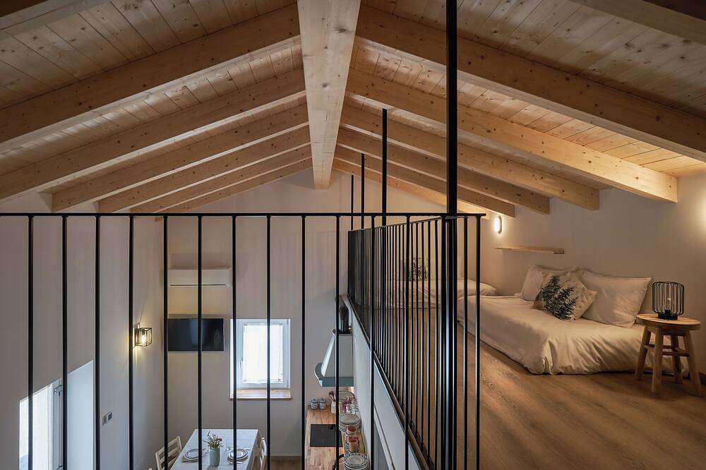 Ganze Wohnung, Historic 1940s Watermill: A Designer Retreat in the Italian Alps in Cerete, Prealpi Bergamasche Orientali