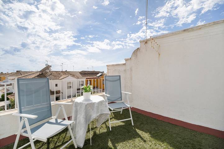 Ganze Wohnung, Ferienwohnung Casa Blanca mit privater Terrasse, Balkon und Wlan in Rota, Costa de la Luz