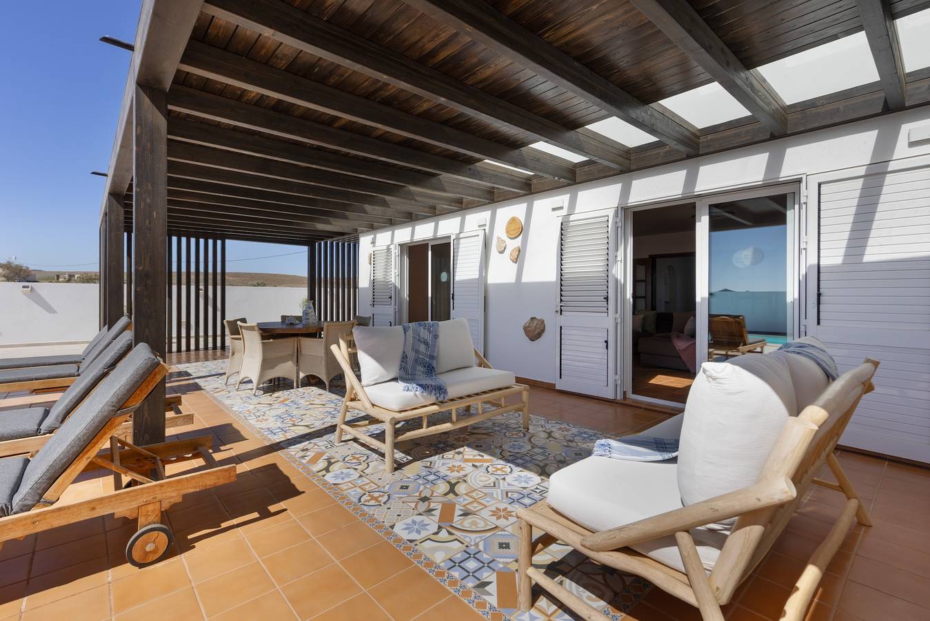 Maison de vacances 'Mayantigo' avec vue sur la montagne, piscine privée et Wi-Fi in Tuineje, Fuerteventura