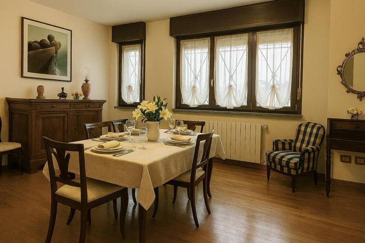 Appartamento per 6 persone, con Balcone e Terrazza nonché Panorama a Peschiera Borromeo