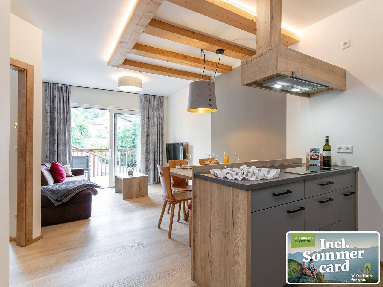 Ganze Wohnung, Angenehme Wohnung mit privater Sauna in Haus, Schladming-Dachstein