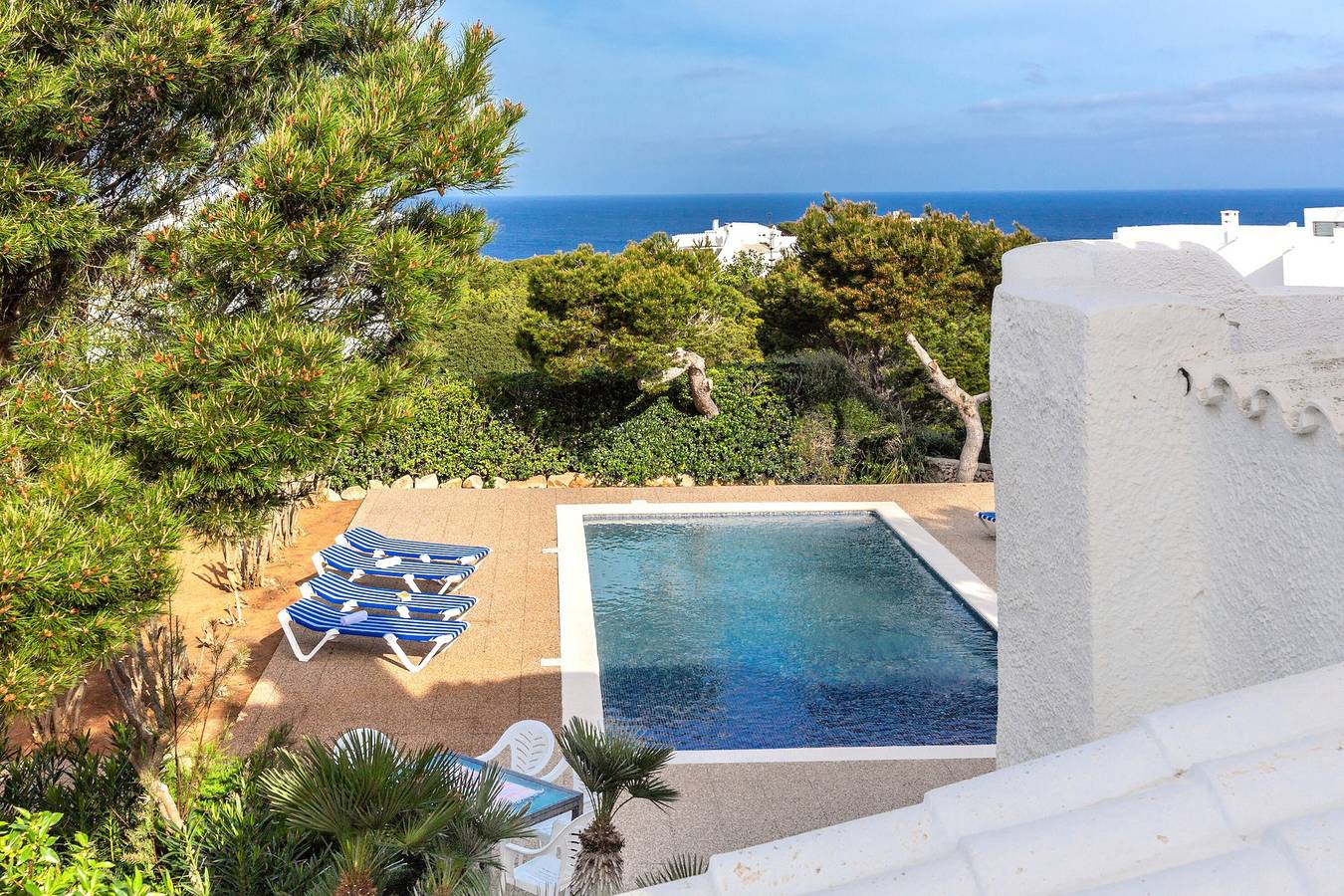 Villa 'Cavall Menor' con vistas al mar, piscina privada y Wi-Fi in Cala Morell, Ciudadela