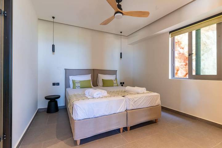 Villa pour 5 personnes, avec balcon ainsi que jacuzzi et jardin à Bali (Crète) - 4