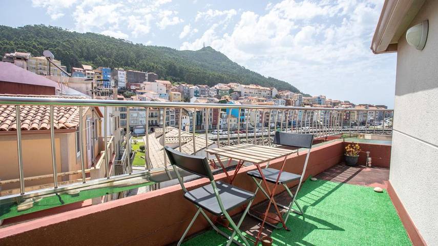 Casa de férias para 6 pessoas, com Varanda e Terraço e ainda Vista em A Guarda