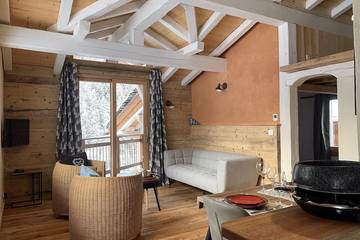 Gîte pour 3 personnes, avec balcon à Peisey-Nancroix