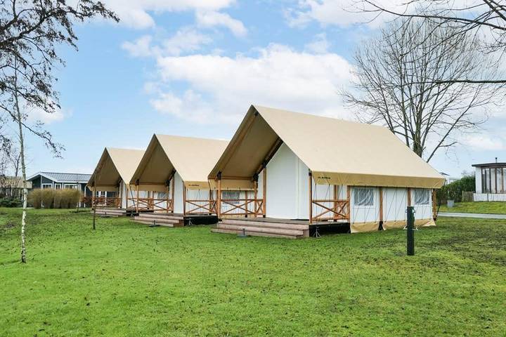 Camping voor 6 personen aan het Veluwemeer