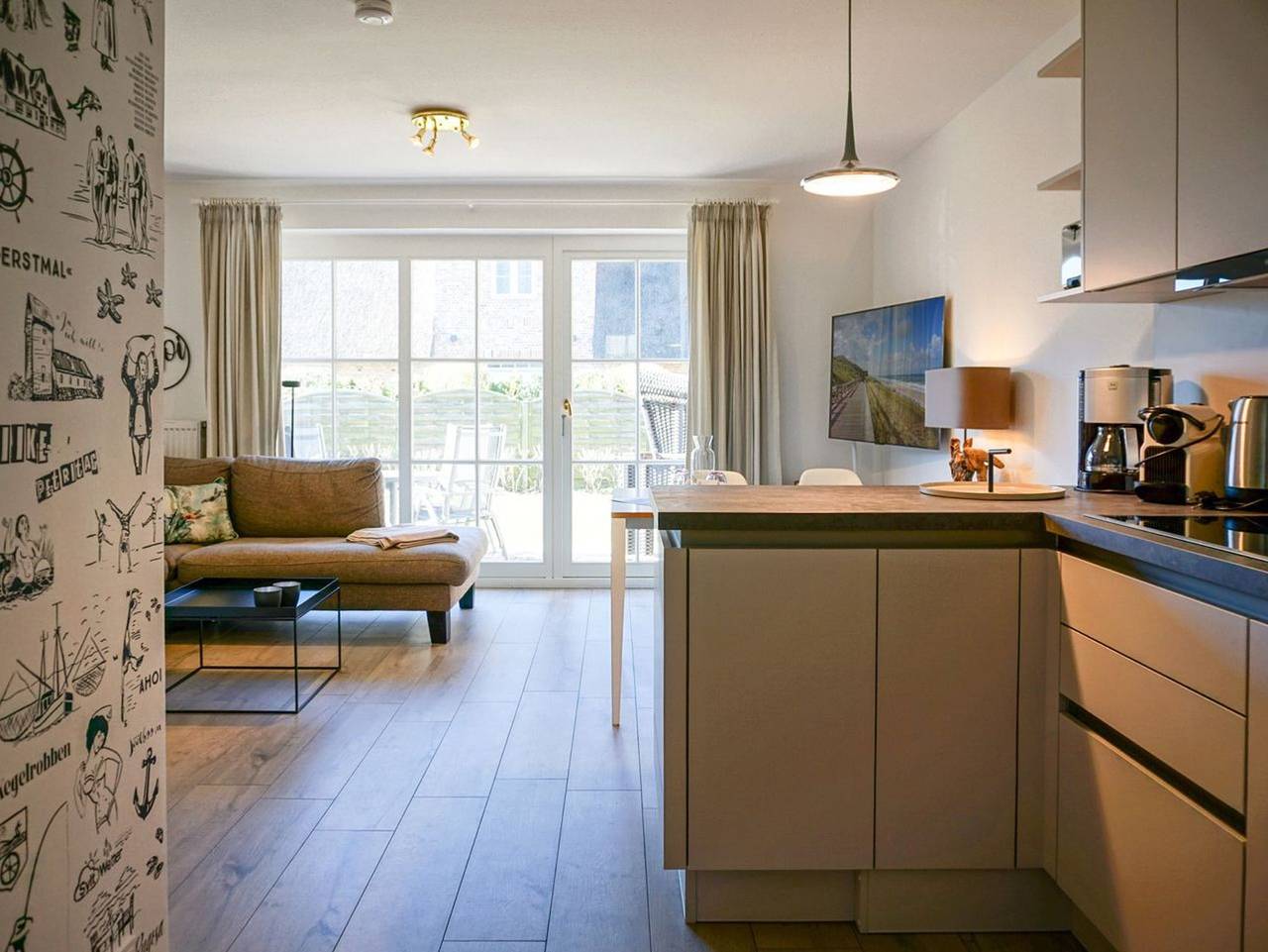 Ganze Ferienwohnung, Strand 20 App. 2 - Zentral gelegene Ferienwohnung, nur 200 Meter vom Wenningstedter Hauptstrand in Wenningstedt, Sylt
