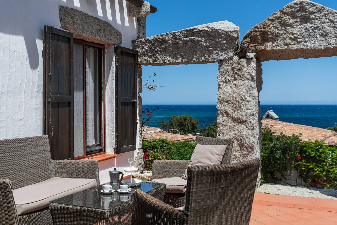 Villa 'Casa 14' con vista mare, terrazza privata e aria condizionata in Castel Sant'Elmo, Castiadas