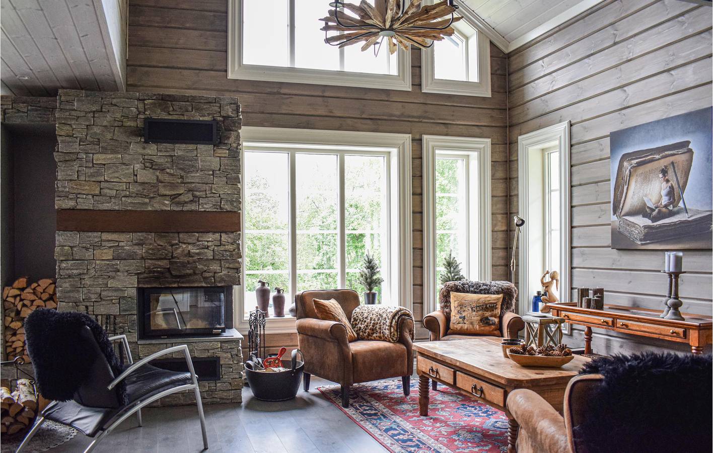 Feriehus for 10 personer med hage in Voss