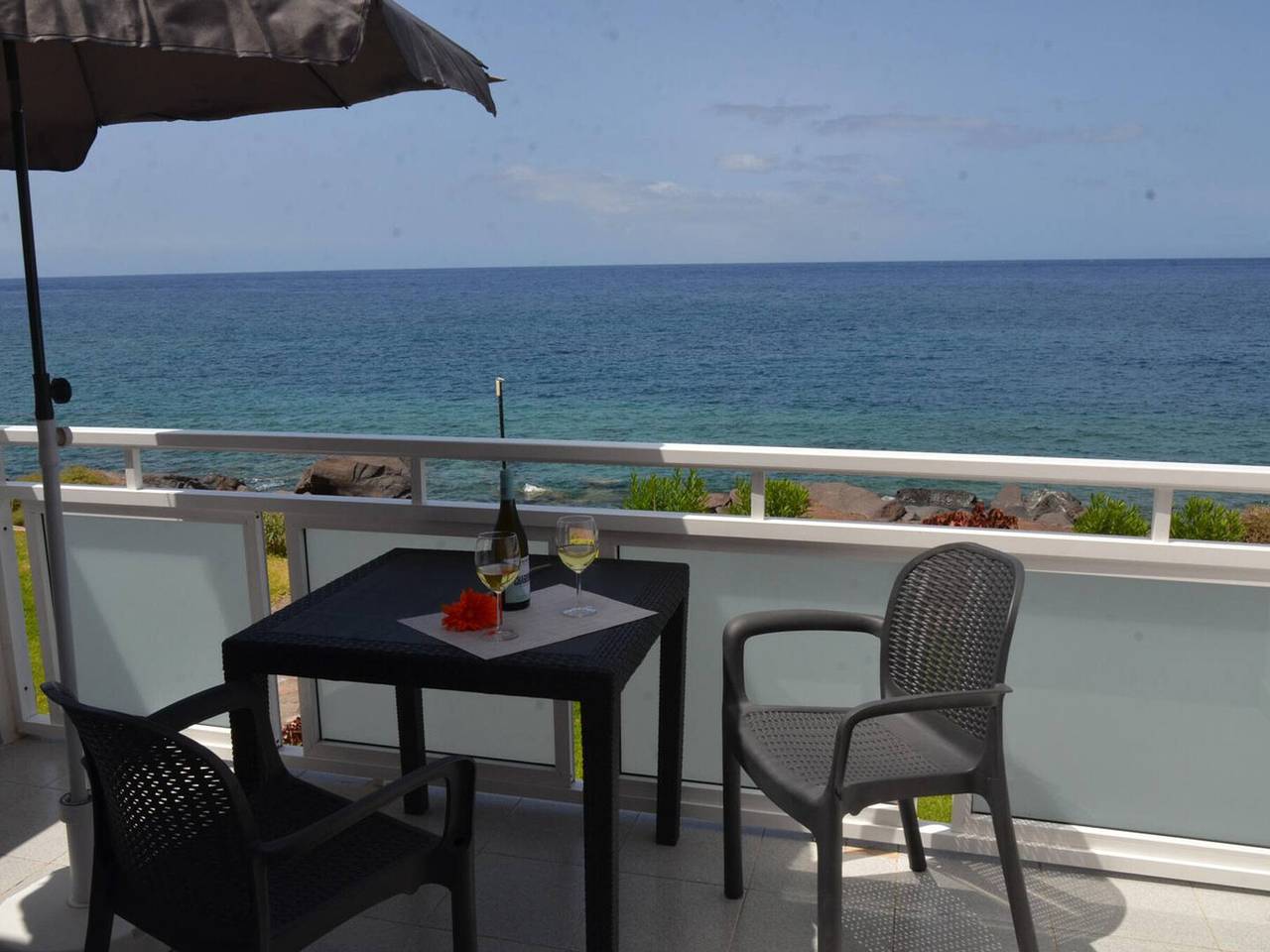 Appartement entier, Appartement en bord de mer avec vue, 1 chambre - 3 pers, wifi in La Playa (Canary Islands), Valle Gran Rey