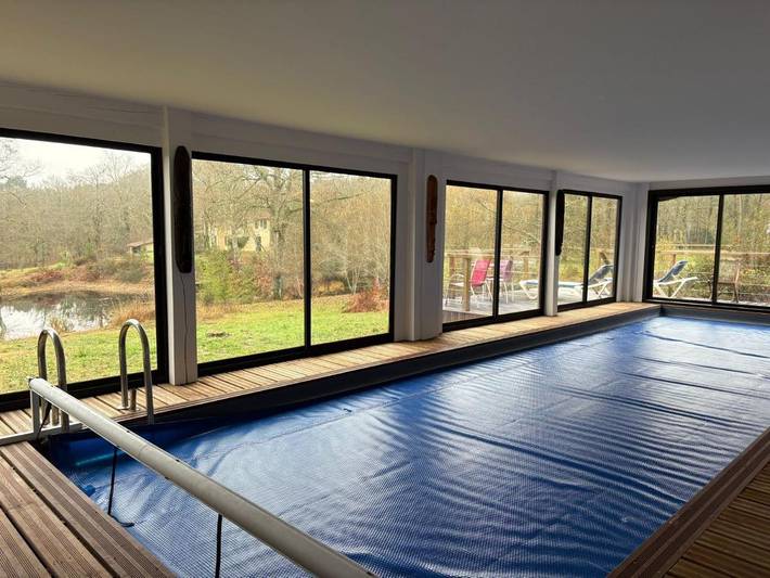 Maison de vacances pour 6 personnes, avec vue ainsi que piscine et terrasse