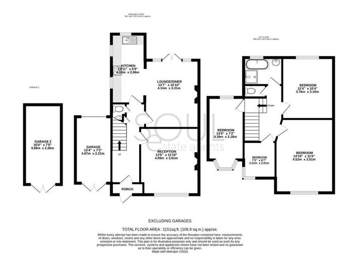 Location de vacances pour 7 personnes, avec vue et jardin dans Surbiton - 2
