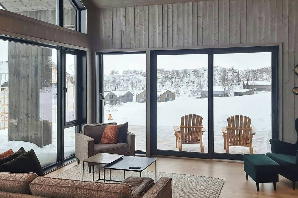 Moderne Hütte mit Ski-in/Ski-out in Sirdal in Sirdal