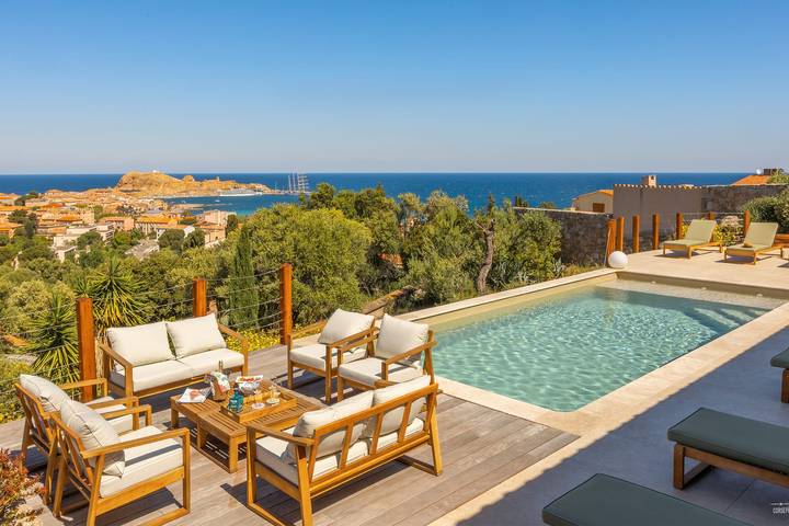 Villa per 8 persone, con Terrazza e Piscina a Monticello