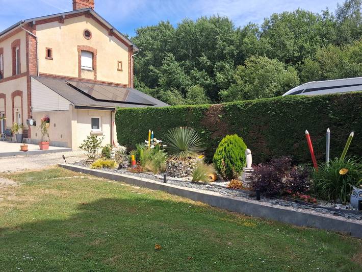 Chambre d'hôtes 'Chambre Dans Une Ancienne Gare' avec Wi-Fi in Saint-Méen-le-Grand, Région de Rennes