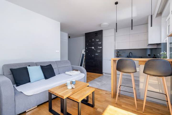 Apartament wakacyjny dla 6 osób, z Ogród w Bytom