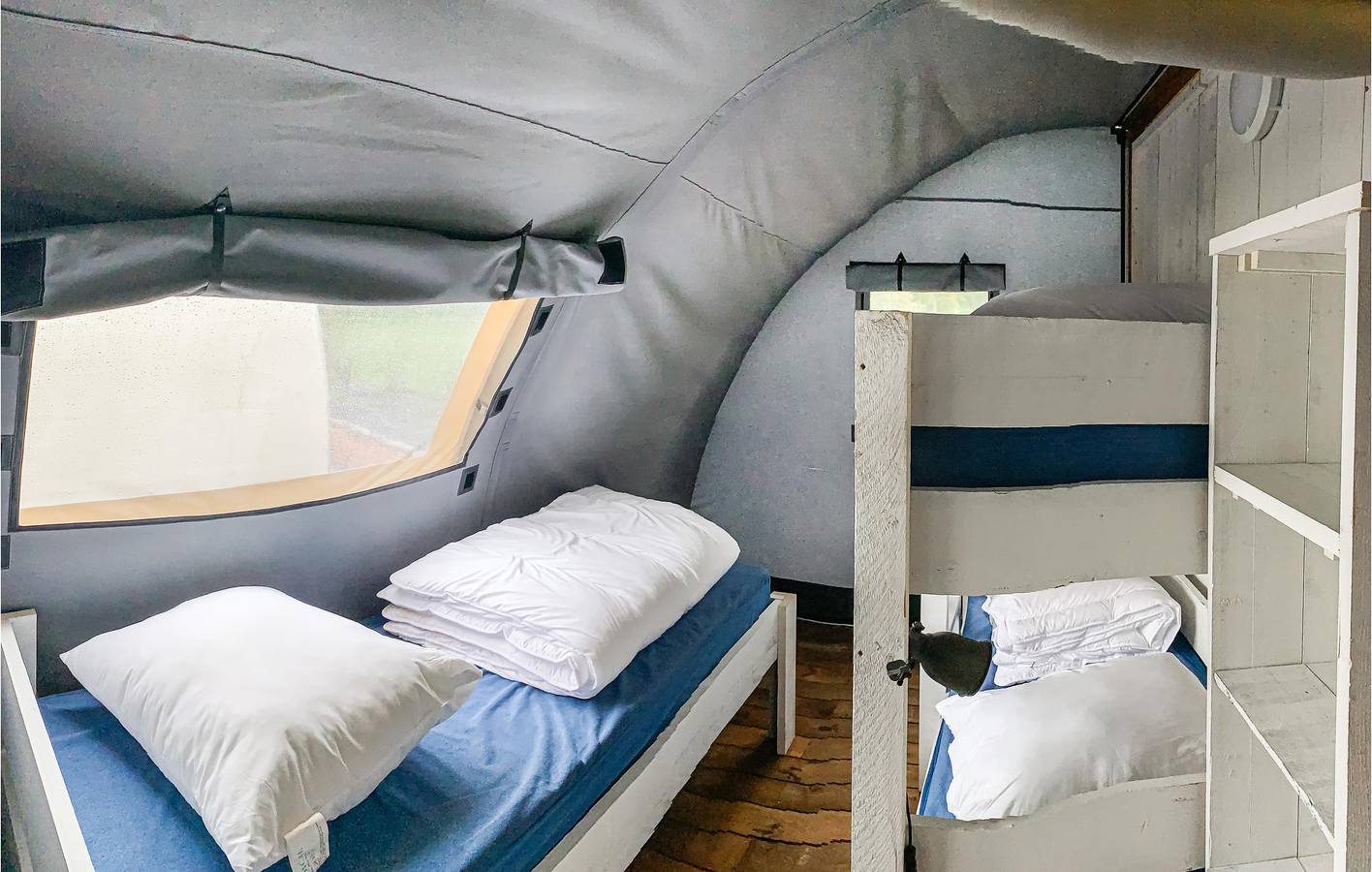 Wohnwagen für 5 Personen mit Terrasse in Drenthe